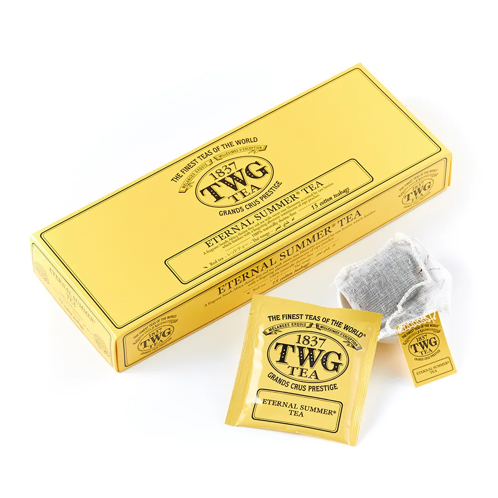 【TWG Tea】手工純棉茶包 盛夏緋紅 15包/盒(Eternal Summer Tea;南非國寶茶)