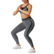【asics 亞瑟士】Asics Sports Bras 女 運動內衣 低強度 雙面穿 無縫 瑜珈 肌力訓練 走路 灰(2032B791-002)