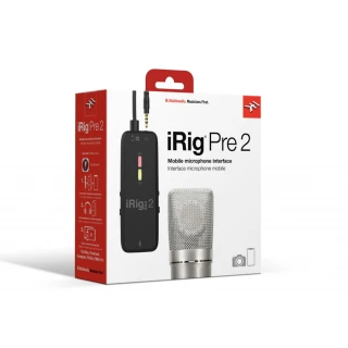 【IK Multimedia】iRig Pre 2 行動錄音介面(台灣公司貨 商品保固有保障)