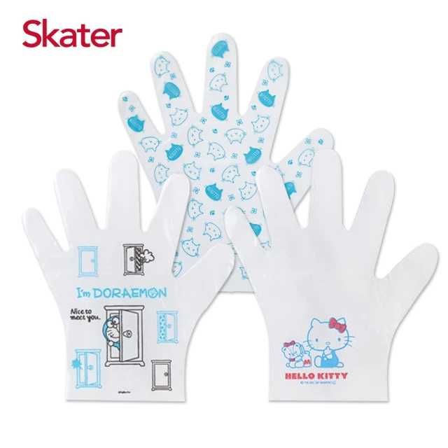 【Skater】兒童拋棄式手套-厚款止滑10雙/包*3(L號)