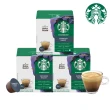 【STARBUCKS 星巴克】多趣酷思 濃縮烘焙咖啡膠囊12顆x3盒