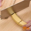 【iSFun】可口香蕉＊餐廚防滑安全兩段磨刀器(隨機色)