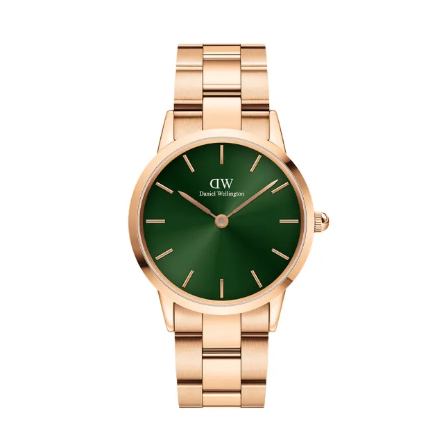 【Daniel Wellington】DW 手錶 Iconic Link Emerald 36mm/40mm森林綠精鋼錶(DW00100419)
