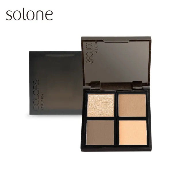 【Solone】專屬訂製特調4色眼彩盤(春日氣息/特調乳酪/特調奶茶/燦耀光點系列)