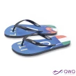 【QWQ】男款防滑夾腳人字拖鞋-海灘玩水-耐磨好穿-經典國家世足款- Italy義大利-黑 MIT(AFWC10705)