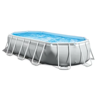 【INTEX】長型框架速搭大型游泳池-附濾水泵-503x274x122cm(13365L-26795EH)