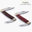 【NoBox】雙刃口袋刀 Double Blade Pocket Knife(刀子、刀具、折疊刀、萬用刀、登山露營)