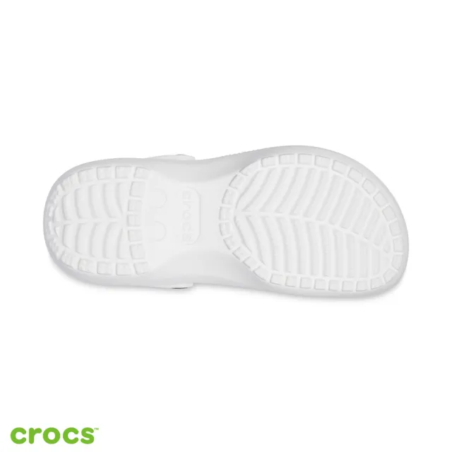 【Crocs】女鞋 經典厚底克駱格涼鞋(206750-100)