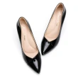 【GDC】漆皮歐美氣質性感尖頭高跟鞋-黑色(027185-00)