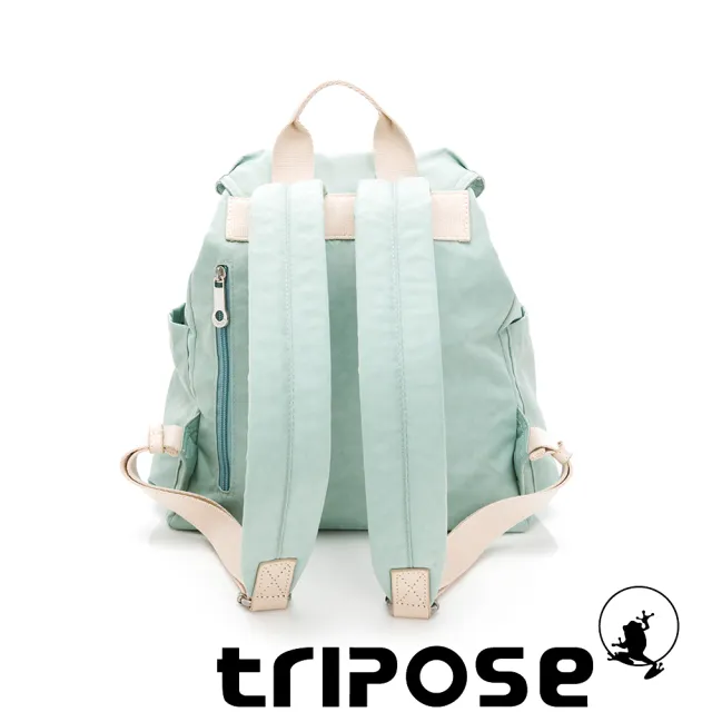 【tripose】MEMENTO微皺尼龍輕量後背包-小(薄荷綠)