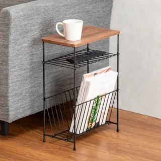 【NITORI 宜得利家居】邊桌 SHELFY2 MBR(邊桌 書桌)