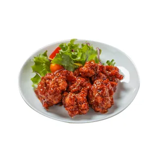 【上野物產】辣味韓式 炸雞腿塊12包(250g±10%/ 炸雞/雞肉/炸物)