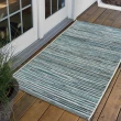 【Ambience】比利時Brighton 平織地毯(淺藍 80x150cm)