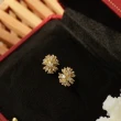 【Eclare & Miel】滿天星球形精緻925銀針耳環RAER0102(金色)