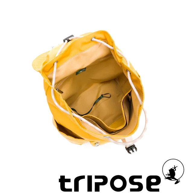 【tripose】MEMENTO微皺尼龍輕量後背包-小(活力黃)