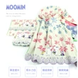 【Marushin 丸真】日本丸真 Moomin花朵叢林無撚刺繡浴巾