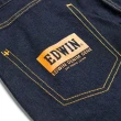 【EDWIN】男裝 PLUS+ 不對稱赤耳窄管褲(原藍色)