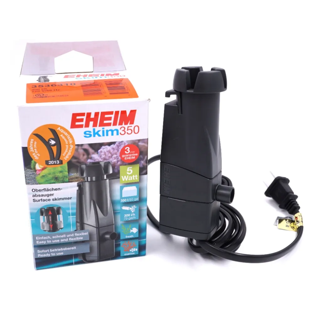 【EHEIM 伊罕】德國 skim350自動油膜處理器 高效除油膜獨立運作插電即用(110V公司貨金標保固)