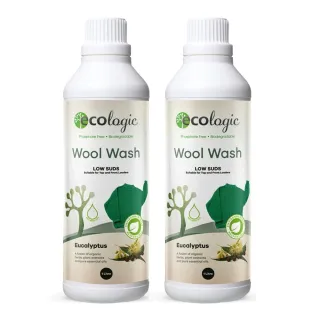 【Ecologic】澳洲原裝 羊毛&冷水洗衣物專用洗衣精(1000ml -2瓶組 羊毛尿褲適用)