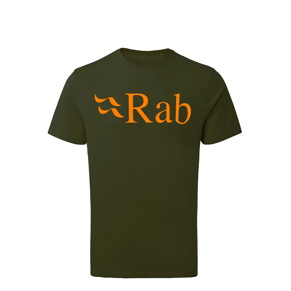 【RAB】Stance Logo Tee 透氣短袖有機棉T恤 男款 軍綠 #QCB08