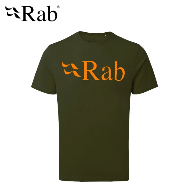 RAB Stance Logo Tee 透氣短袖有機棉T恤 男款 軍綠 #QCB08