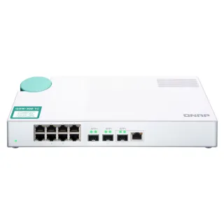 【QNAP 威聯通】QSW-308-1C 11埠Multi-Gig五速交換器(無網管型)