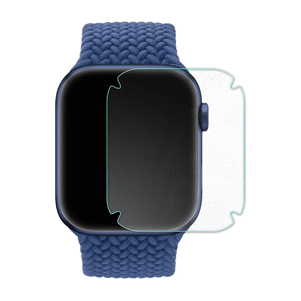 【RedMoon】Apple Watch SE/6/5/4/3/2/1 霧面磨砂TPU水凝膜螢幕保護貼 2入(38/40/42/44mm)