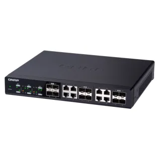 【QNAP 威聯通】QSW-1208-8C 12埠10GbE交換器(無網管型)