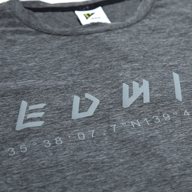 【EDWIN】男裝 EFS吸濕排汗反光短袖T恤(黑色)