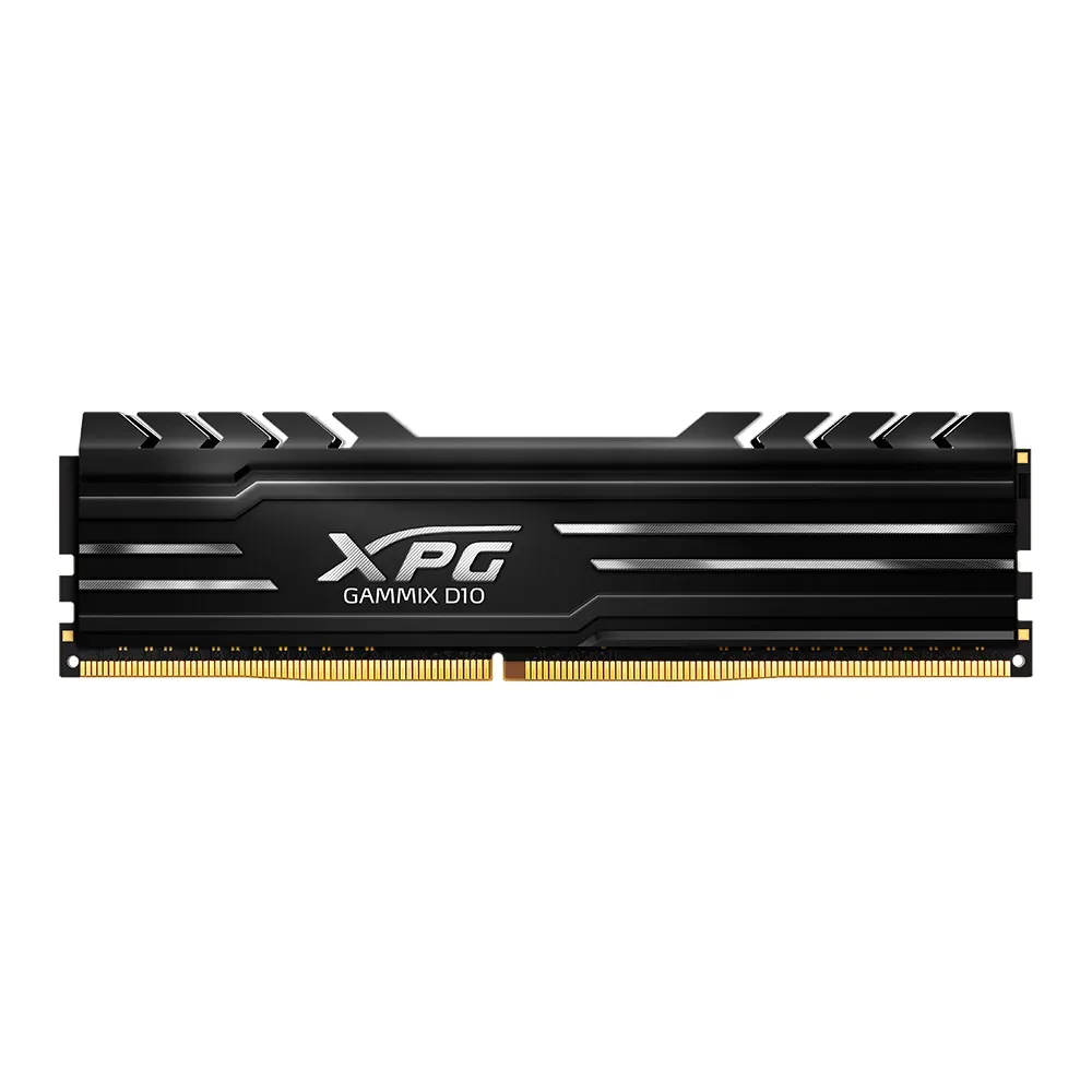 【ADATA 威剛】XPG D10 DDR4/3200_16GB2入 桌上型超頻記憶體(黑AX4U3200316G16A-DB10)