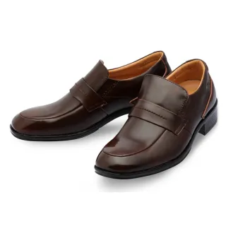 【HIKOREA】韓國空運/版型正常。紳士款皮革拼接造型一字帶尖頭皮鞋 正裝 厚底 男皮鞋(73-366共2色/現貨)