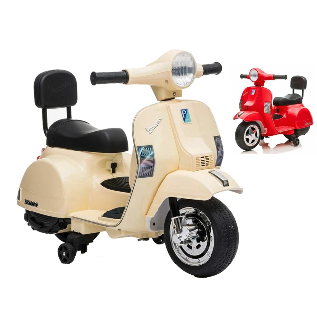 聰明媽咪兒童超跑 偉士牌 Vespa 迷你版兒童電動機車(2色可選)