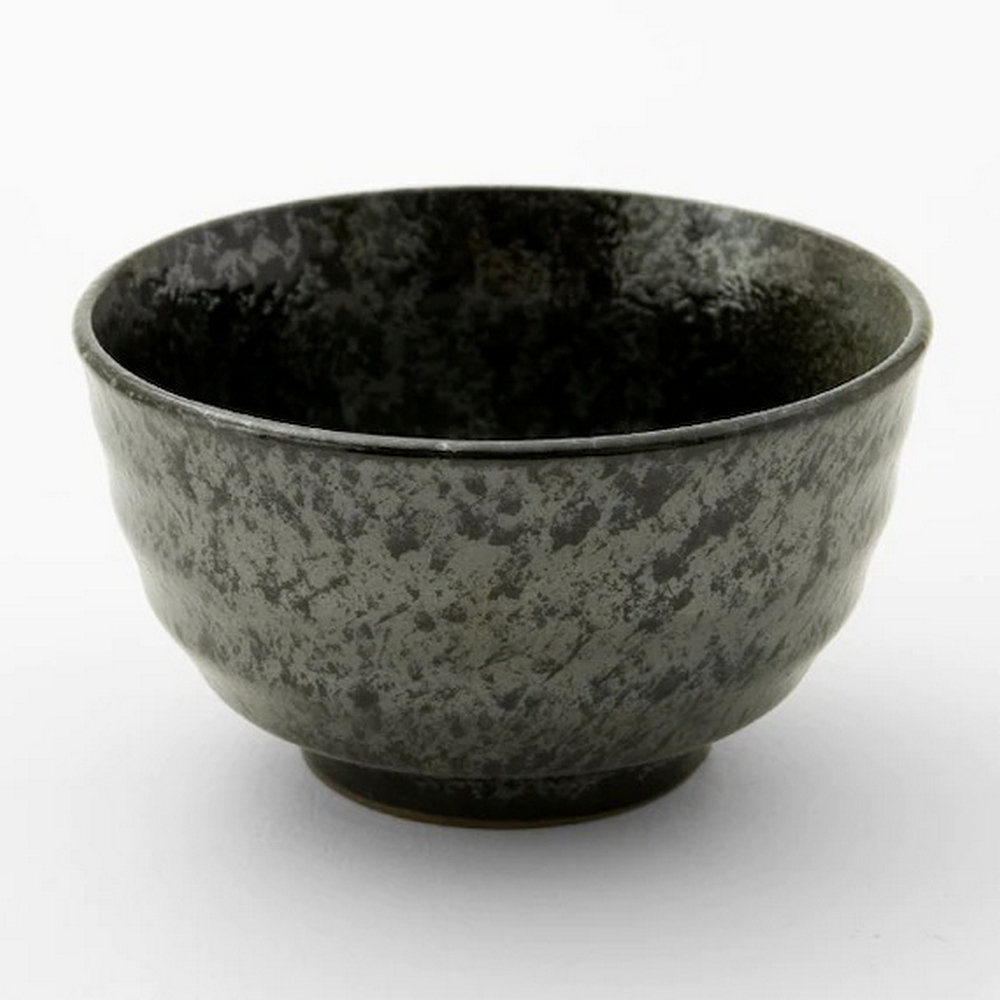 【NITORI 宜得利家居】飯碗 綠吹天目 MT-50(綠吹天目 飯碗)
