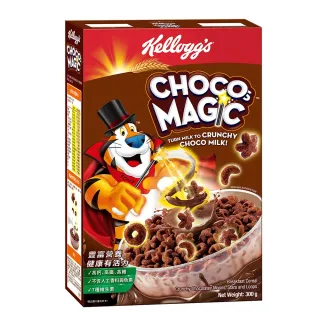 【家樂氏Kelloggs】東尼魔法巧克力早餐穀物300gx1盒