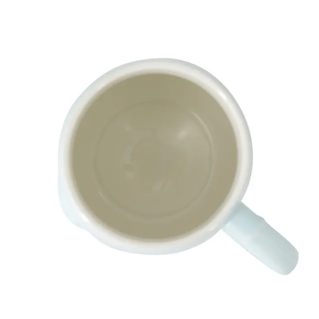 【NITORI 宜得利家居】附蓋附匙馬克杯 浮雕兔 BL 480ml