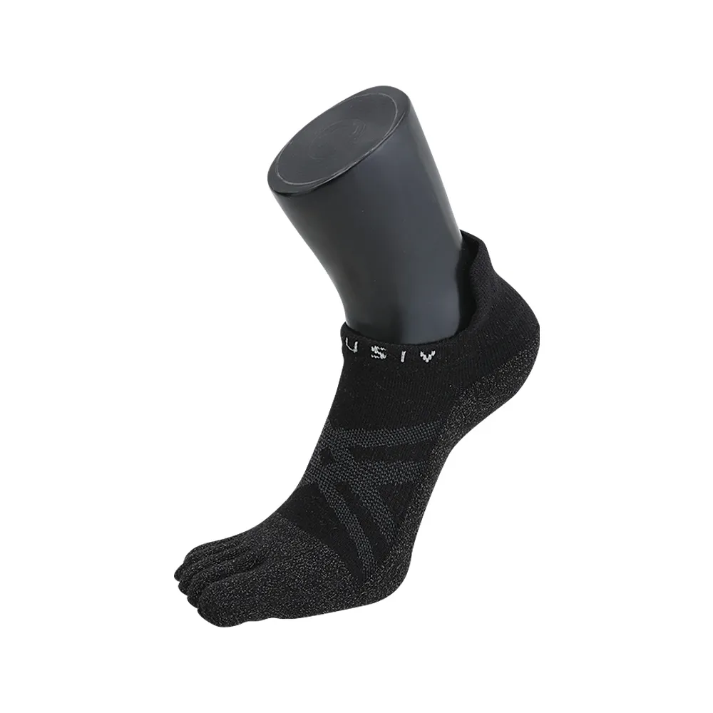 【XCLUSIV】照護五趾船型襪-黑色(銀纖維/99.99％抑菌消臭/吸濕乾爽/永久有效)