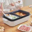 【正負零±0】多功能料理鍋 電烤盤 XKH-E010(白)