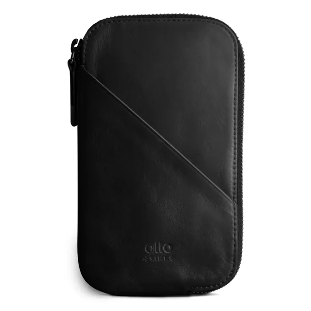 【Alto】皮革手機收納包 / 手拿包 - 渡鴉黑(手機保護套 長夾)