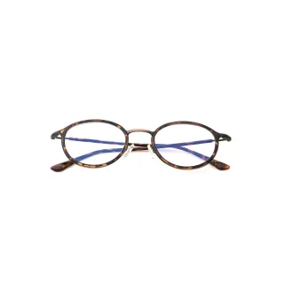 【ASLLY】琥珀小圓濾藍光眼鏡