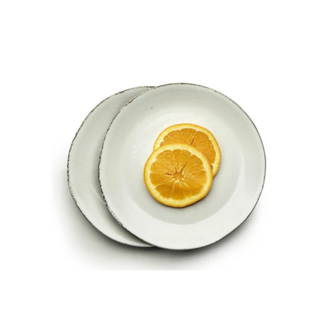 【SAGAFORM】炻釉彩餐盤22cm/2入/淺灰(Nature復古手工釉彩餐盤)