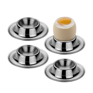 【KELA】碟形蛋杯4入(雞蛋杯 蛋托 早午餐 餐具)