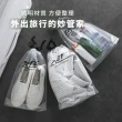 【旅行收納】PVC透明防水加固束口袋5入組(束口收納袋 鞋袋 防水旅行袋 抽繩束口袋 防塵袋 行李袋 盥洗袋)