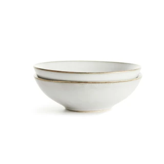 【SAGAFORM】炻釉彩深餐碗2入/淺灰(Nature復古手工釉彩深餐碗)