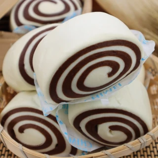 【海肉管家】奇美雙色巧克力饅頭 共36個(12個/包)