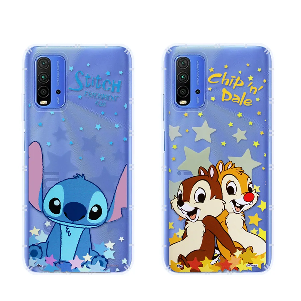 【Disney 迪士尼】Redmi 紅米9T /POCO M3 星星系列 防摔氣墊空壓保護套