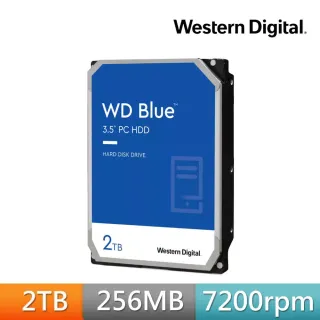 3.5吋藍標/桌機碟,Western Digital 威騰,內接碟/NAS,電腦/組件- momo