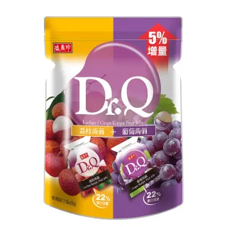 【盛香珍】Dr.Q雙味蒟蒻果凍785gX4包入(葡萄+荔枝-每包約42入)