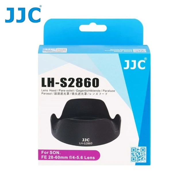 【JJC】索尼副廠Sony遮光罩LH-S2860 BLACK(適FE 28-60mm f4-5.6和E PZ 16-50mm f3.5-5.6 OSS)