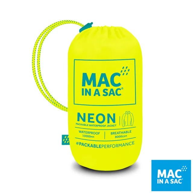 【MAC IN A SAC】中性款輕巧袋著走防水透氣風衣外套(MNS089多色任選/輕量/收納體積小/戶外/休閒)