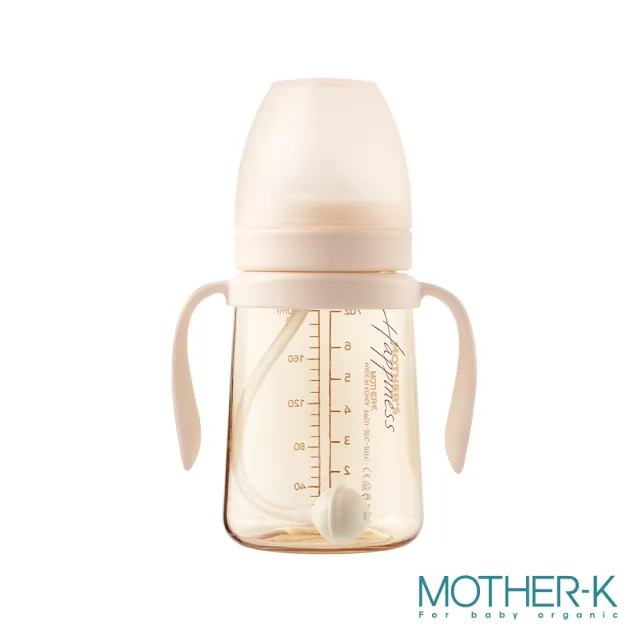 【MOTHER-K】精粹極簡PPSU學飲吸吸杯200ml(水杯/吸管杯/學飲杯)